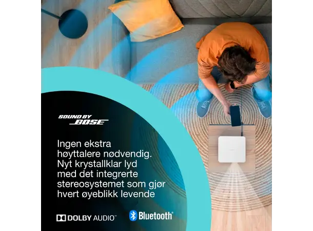 Epson Lifestudio Pop EF-61W Full-HD projektor med Google TV 