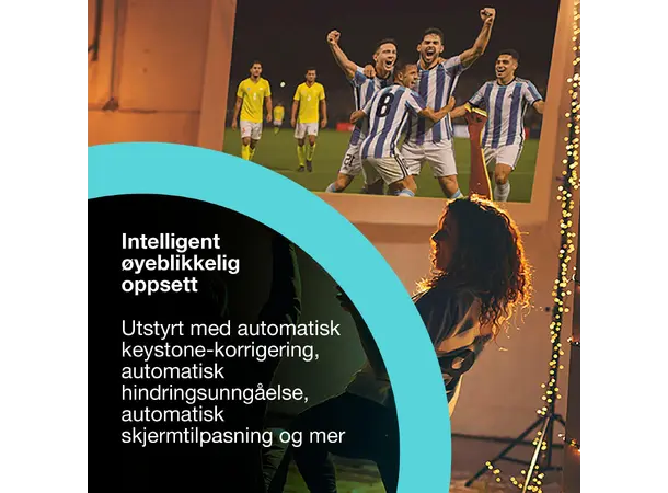 Epson Lifestudio Pop EF-61W Full-HD projektor med Google TV 