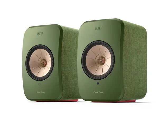 KEF LSX II - Grønn Aktive høyttalere - Michael Young Ed. 