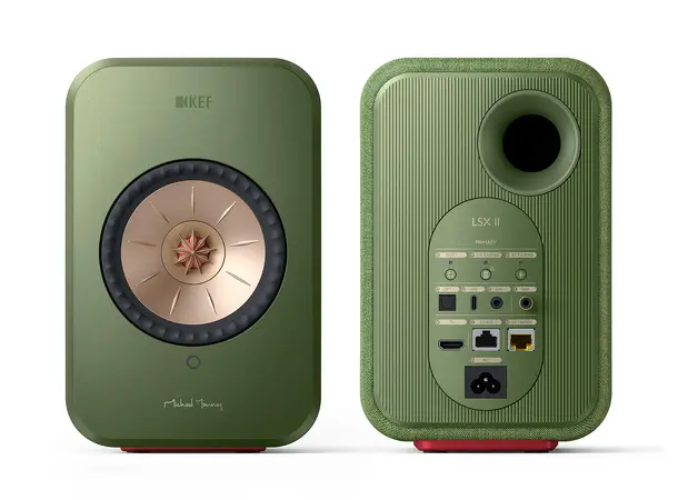 KEF LSX II - Grønn Aktive høyttalere - Michael Young Ed. 