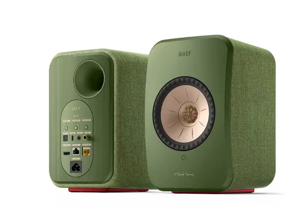 KEF LSX II - Grønn Aktive høyttalere - Michael Young Ed. 