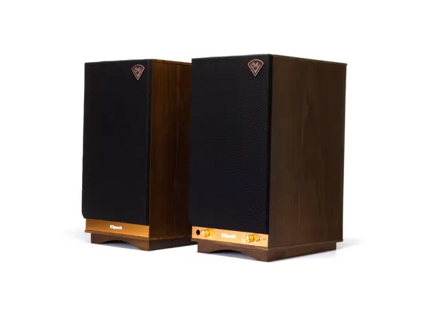 Klipsch The Sixes / Pro-Ject Debut E Aktiv høyttaler og platespiller Valnøtt 