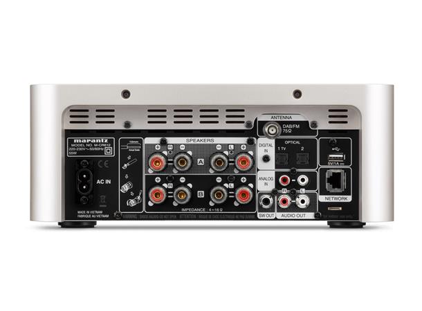 Marantz M-CR612 og Klipsch R-50M Stereopakke med radio og cd-spiller