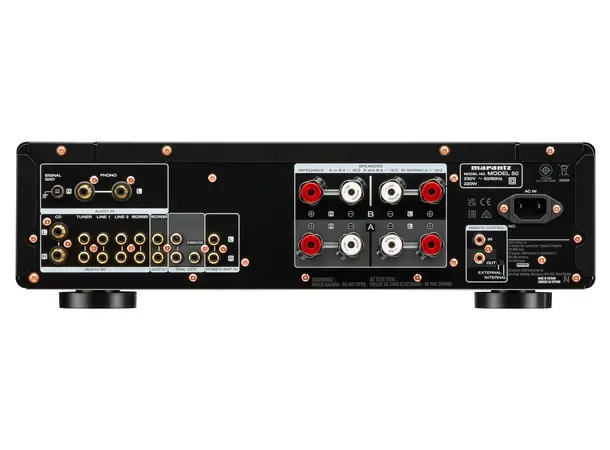 Marantz Model 50 og CD 50n - Sort Forsterker, CD-spiller, Streamer og DAC 