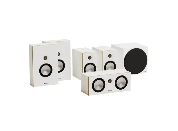 Monitor Audio Bronze 50 7G 5.1 -  Hvit Hjemmekinopakke 5.1 