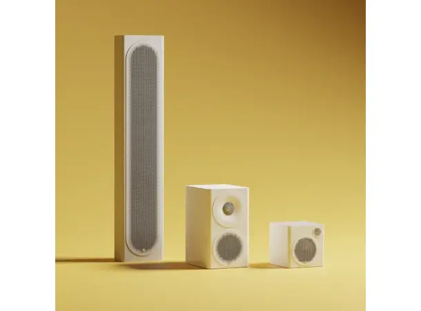 Monitor Audio Radius 1 4G - Hvit Kompakt stativ/vegghøyttaler - par 
