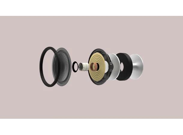 Monitor Audio Radius 3 4G - Hvit Kompakt stativhøyttaler - par 