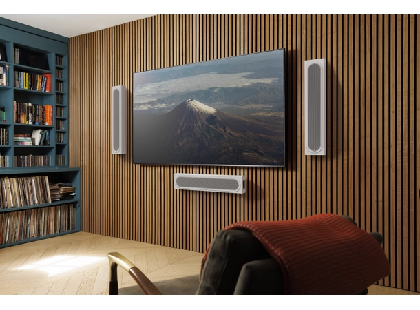 Monitor Audio Radius On-wall 4G - Hvit Vegghøyttaler / Senterhøyttaler - stk 