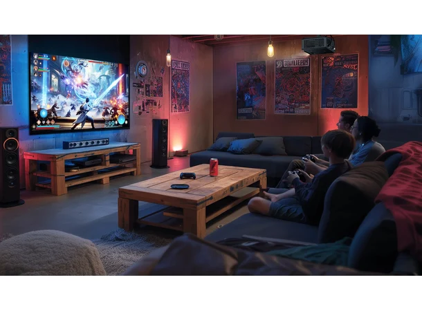 Optoma UHZ3500 4K UHD laserprojektor til hjemmekino 