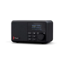 Pinell Compact - Night Black Bærbar DAB+ radio med oppladbart batteri
