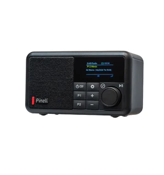 Pinell Compact Bærbar DAB+ radio med Bluetooth