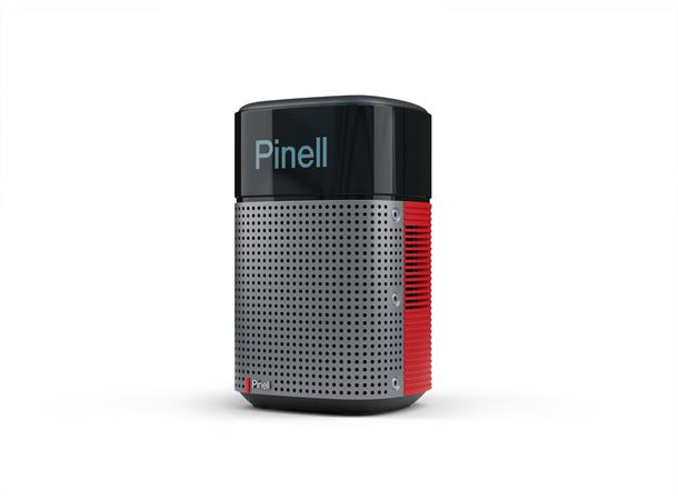 Pinell North - Sunset Red Dab-radio med Bluetooth og Wi-Fi