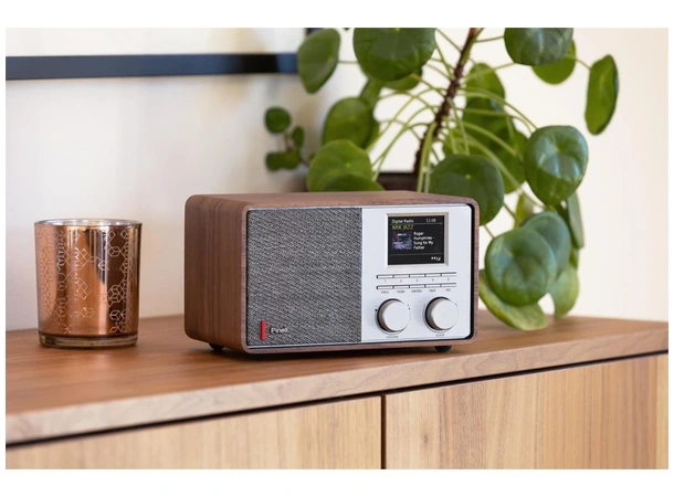 Pinell Supersound 201 - Valnøtt DAB radio med bluetooth 