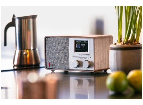 Pinell Supersound 201 - Valnøtt DAB radio med bluetooth 