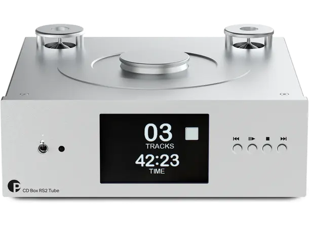 Pro-Ject CD Box RS2 Tube - Sølv High-end CD-spiller med rørutganger 