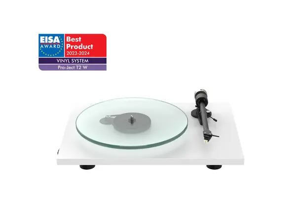 Pro-Ject T2 W - Hvit Platespiller med Wi-Fi 