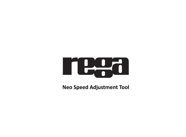 Rega PSU, Speed Adjustment Tool Nøkkel for justering av hastighet 