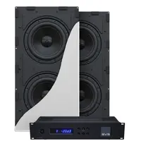 SVS 3000 In-wall Subwoofer m/forsterker Subwoofer for innbygging - 2 stk.