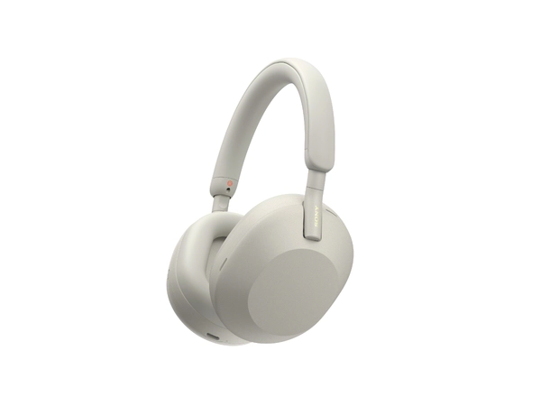 Sony WH-1000XM5 - Sølv Trådløs over-ear hodetelefon med ANC 