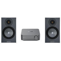 Wiim Amp og Monitor Audio Bronze 50 Stereopakke