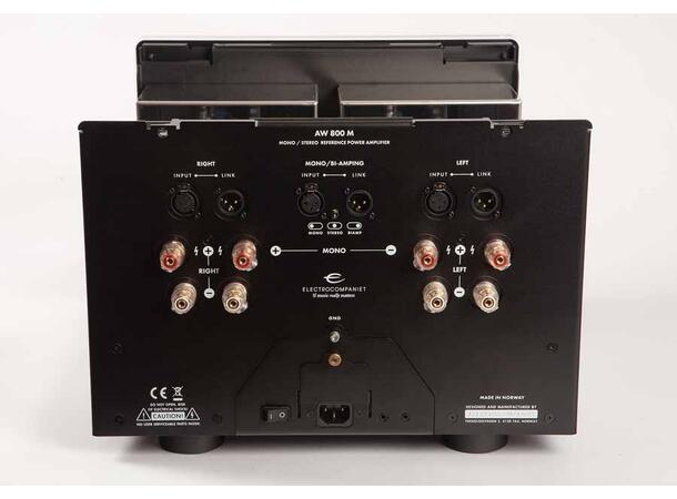 Electrocompaniet AW 800 M Referanse mono/stereo effektforsterker 