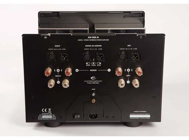 Electrocompaniet AW 800 M Referanse mono/stereo effektforsterker 