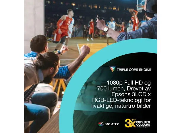 Epson Lifestudio Pop EF-61G Full-HD projektor med Google TV 