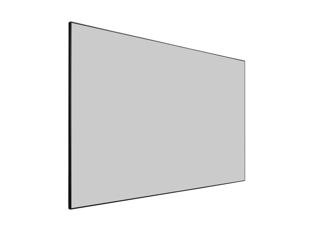 Grandview EDGE 4K UHD 12mm - Grå Rammespent lerret 234x132 (106") 