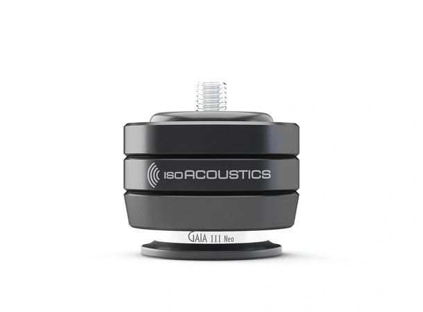 Isoacoustics Gaia III Neo - Black 4 stk - høyttalerføtter, opp til 32 kg 