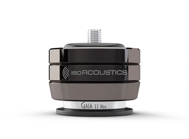 Isoacoustics Gaia II Neo - Dark Chrome 4 stk - høyttalerføtter, opp til 54 kg 