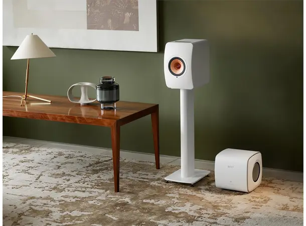 KEF KC62 - Hvit Subwoofer 2 x 6,5" 