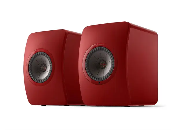 KEF LS50 Wireless II - Crimson red Aktive trådløse høyttalere 