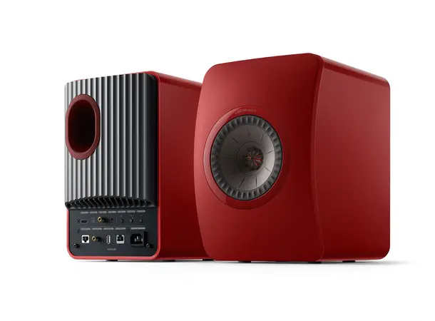KEF LS50 Wireless II - Crimson red Aktive trådløse høyttalere 