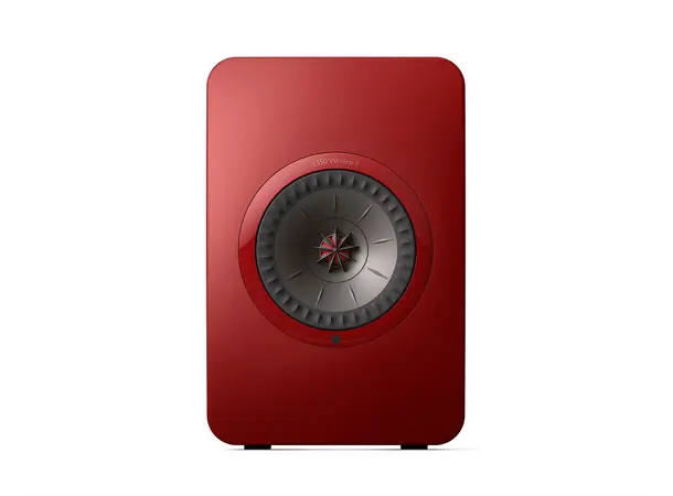 KEF LS50 Wireless II - Crimson red Aktive trådløse høyttalere 