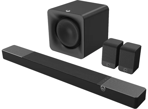 Klipsch Flexus Core 200 5.1.2 System Lydplanke med subwoofer og bakhøyttalere 