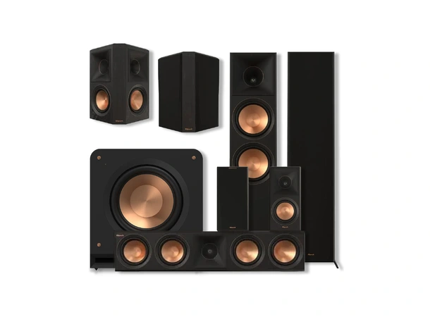 Klipsch Reference Premiere RP-8000 5.1.2 Hjemmekinohøyttalere - Sort 