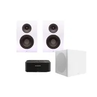 Marantz M1 / SA Signature 6 / SA Sub 8 Stereopakke med subwoofer - Hvit