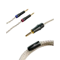 Meze 2x 3,5mm - 4,4 mm kabel (DEMO) Sølvbelagt PCUHD - 1,3 meter