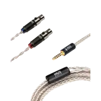 Meze 2x mini-xlr - 4,4mm kabel Sølvbelagt PCUHD - 1,3 meter