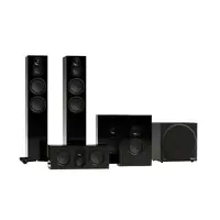 Monitor Audio Silver 300 8G 5.1 Høyttalerpakke for hjemmekino - Sort