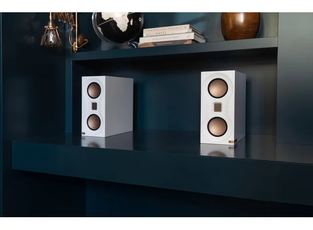 Monitor Audio Studio 89 Stativhøyttalere - Hvit 