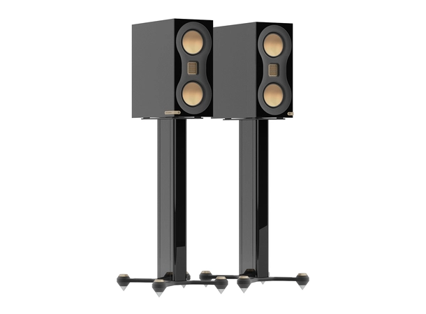 Monitor Audio Studio 89 m/stand - Sort Stativhøyttalere med stativ 