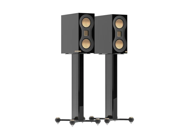 Monitor Audio Studio 89 m/stand Stativhøyttaler - sort piano 