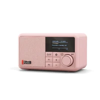 Pinell Compact - Primerose Pink Bærbar DAB+ radio med oppladbart batteri
