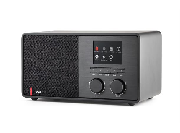 Pinell Supersound 301 - Sort DAB radio, Bluetooth, Nettradio