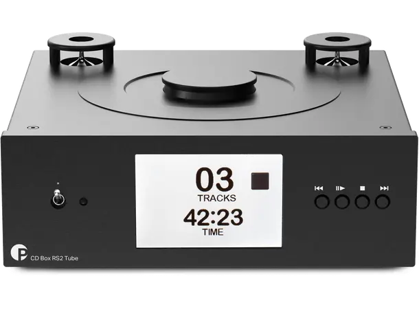 Pro-Ject CD Box RS2 Tube - Sort High-end CD-spiller med rørutganger 