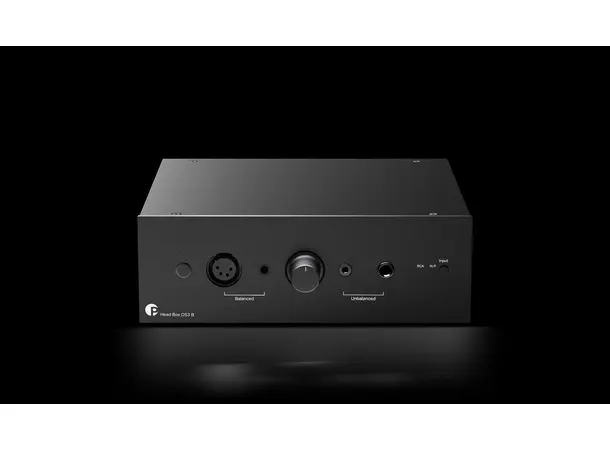 Pro-Ject Head Box DS3 B - Sort Balansert hodetelefonforsterker 
