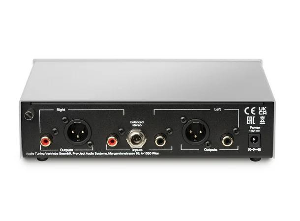 Pro-Ject Phono Box S3 B - Sølv Balansert MM/MC RIAA-trinn 