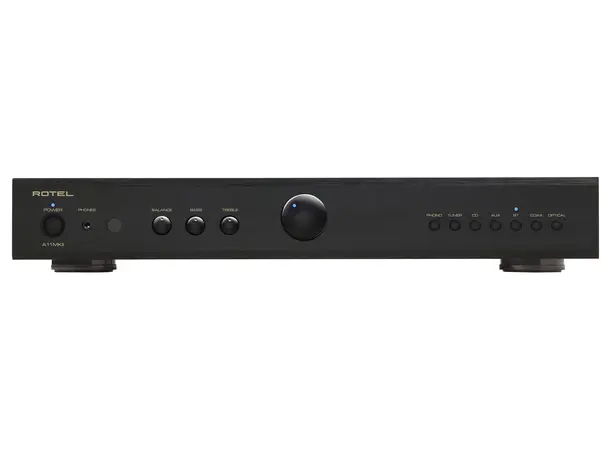 Rotel A11 MKII - Sort Integrert stereoforsterker med Bluetooth 