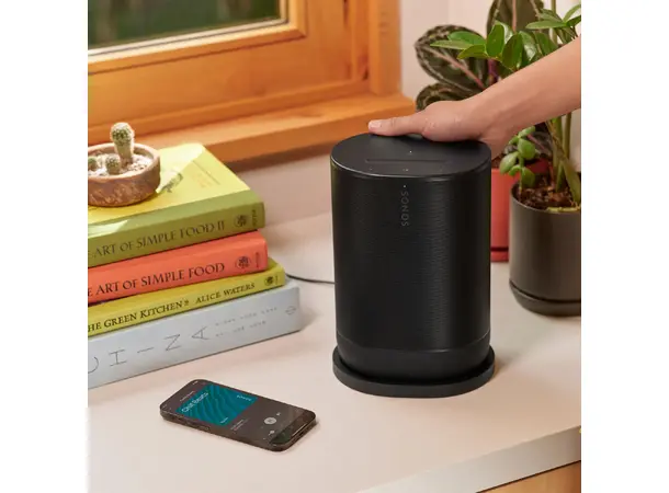 Sonos Move 2 - Sort Portabel trådløs høyttaler 